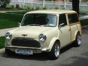 classic mini countryman wide wooden wheel arch